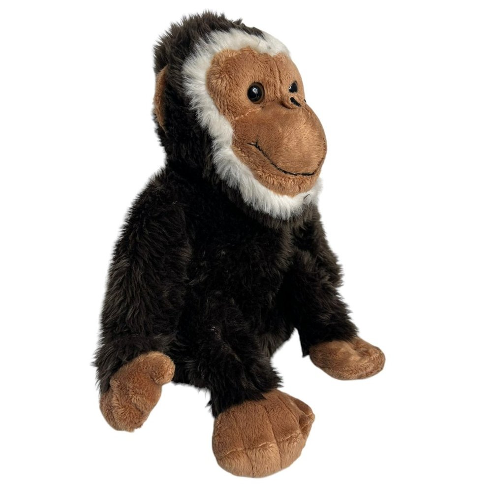 Wild Aven Gorilla Plush Toy Brown Safari Animal Soft 13 in
